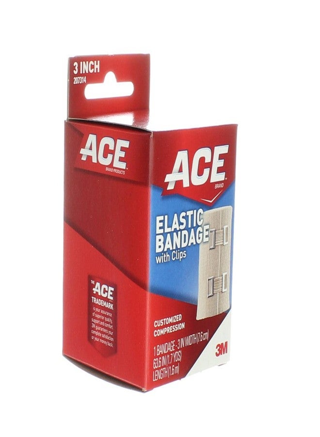 Ace Elastic Bandage with Clips 3 Inch, Pack of 4 - Image 2